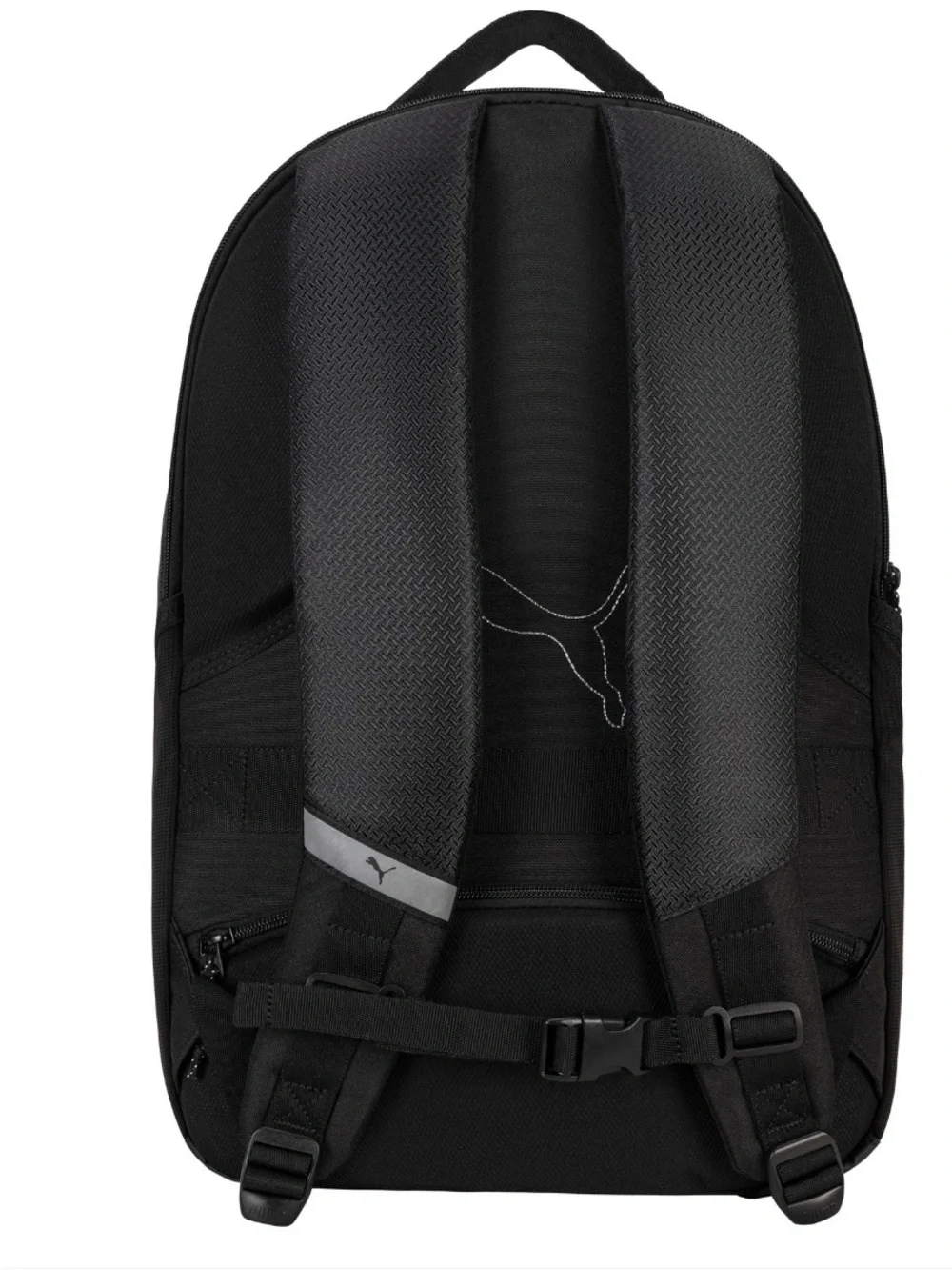 Puma Black Men's Logo Front Zip Backpack  unlimited